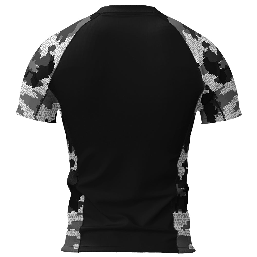 Jiu Jitsu Rash Guard – Alpine White Camo