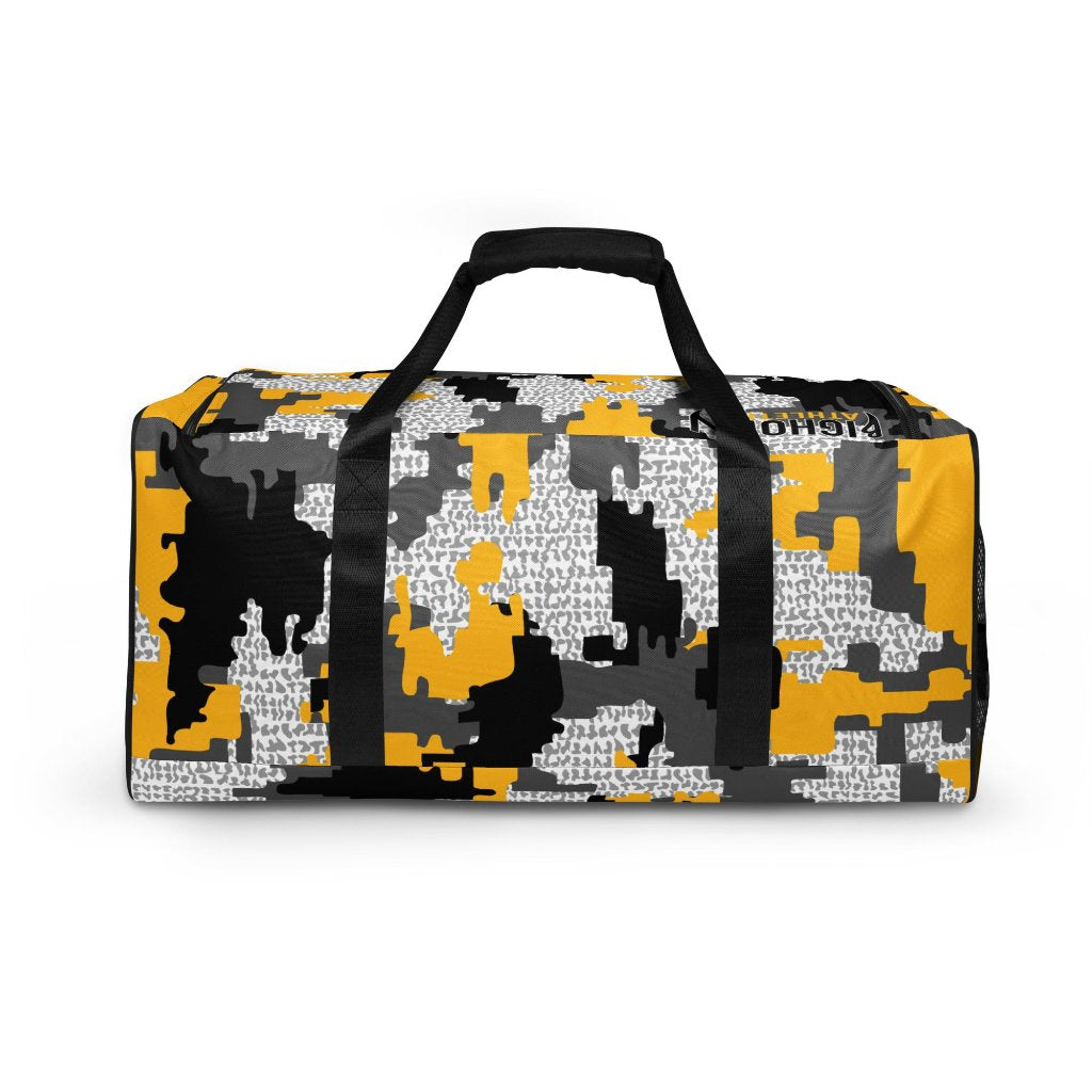 Yellow Jiu Jitsu Camo Duffle Bag - Competition Series