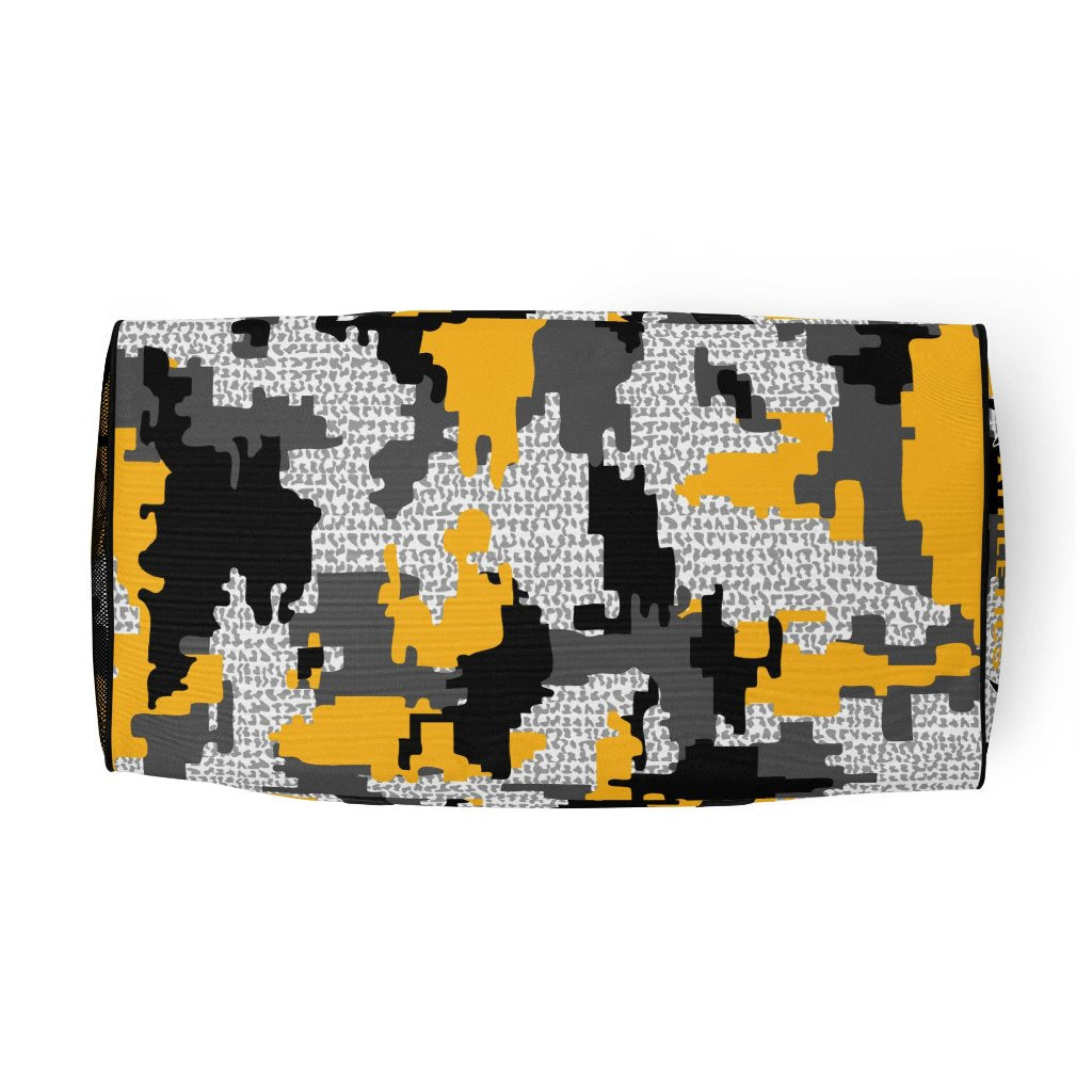 Yellow Jiu Jitsu Camo Duffle Bag - Competition Series