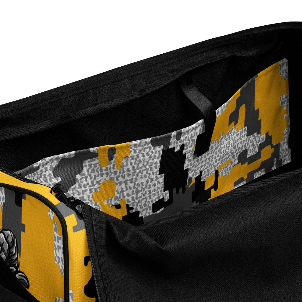 Yellow Jiu Jitsu Camo Duffle Bag - Competition Series