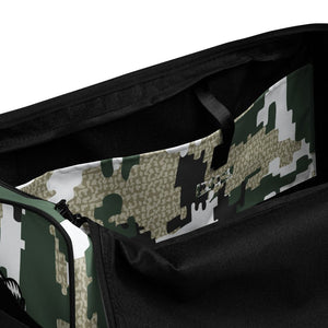Unleash the Warrior: Military Green Camo Jiu Jitsu Duffle Bag - Warrior Edition