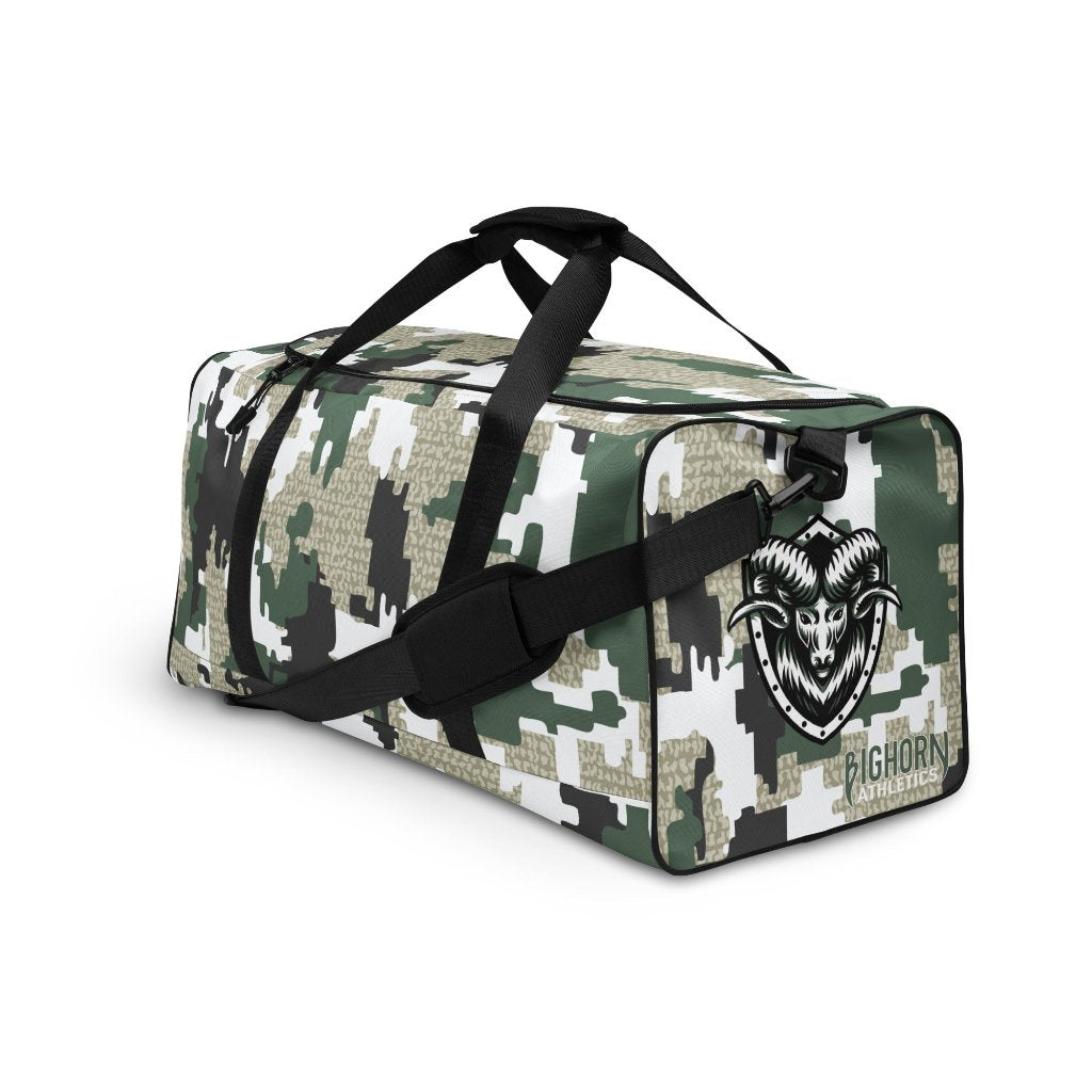 Unleash the Warrior: Military Green Camo Jiu Jitsu Duffle Bag - Warrior Edition