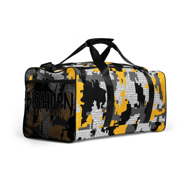 Yellow Jiu Jitsu Camo Duffle Bag - Competition Series