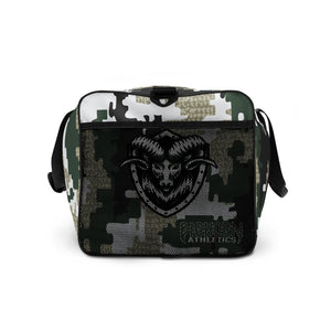 Unleash the Warrior: Military Green Camo Jiu Jitsu Duffle Bag - Warrior Edition