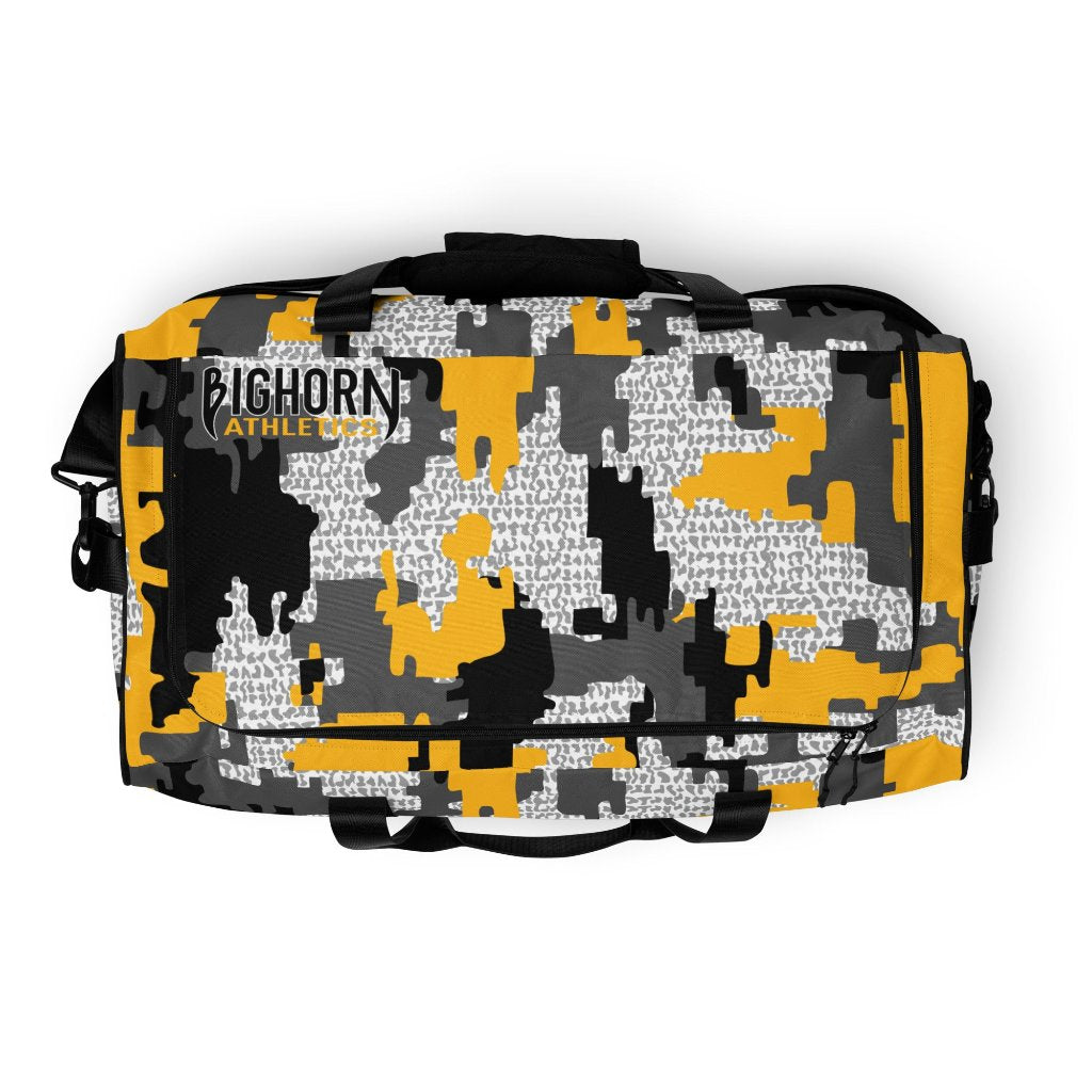 Yellow Jiu Jitsu Camo Duffle Bag - Competition Series