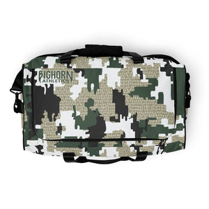 Unleash the Warrior: Military Green Camo Jiu Jitsu Duffle Bag - Warrior Edition
