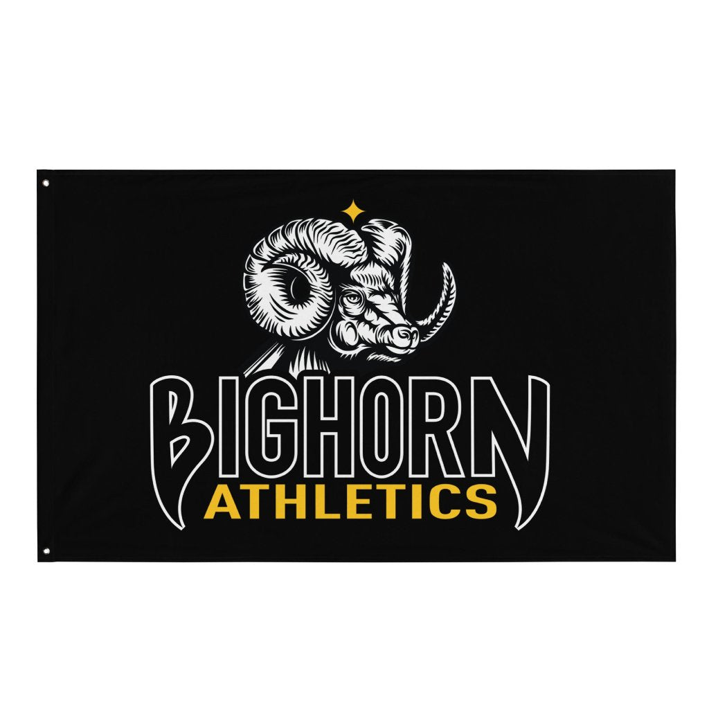 Bighorn Athletics 3x5&#39; Gym Flag, Black