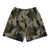 "The Warrior" Men's Athletic Training Shorts (Dark Green Camo)