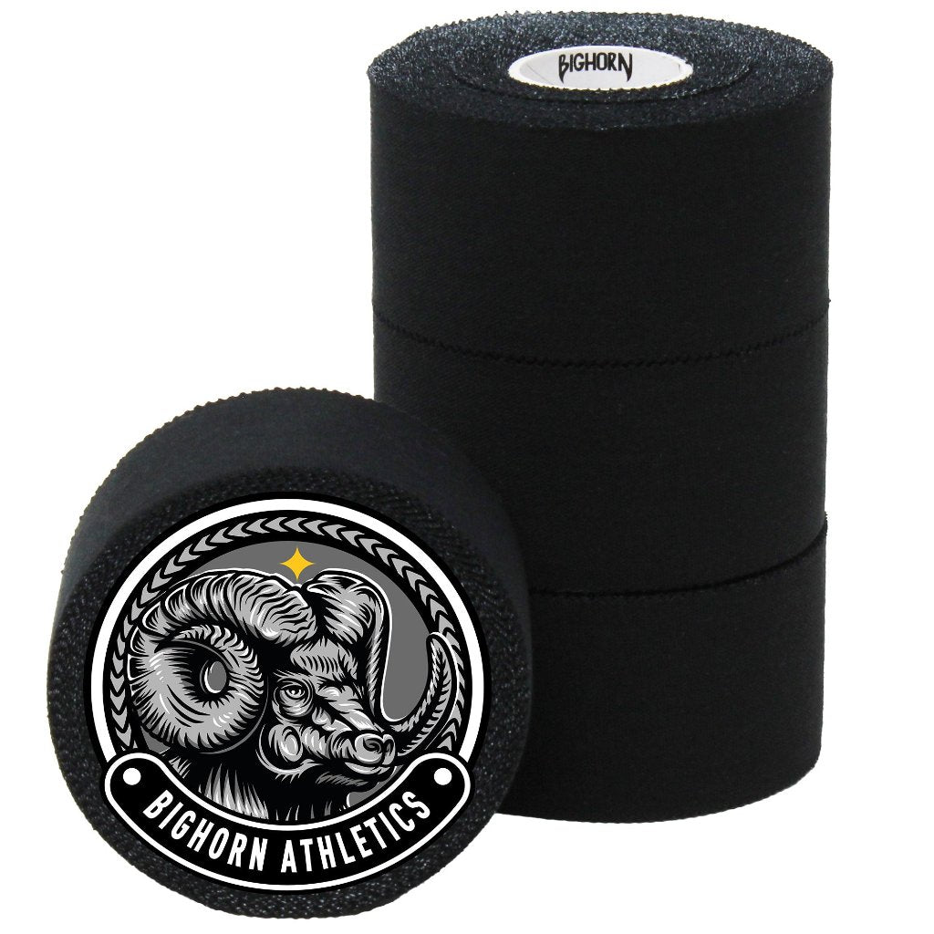 EZ-Tear Athletic Sports Tape, 1.5-Inch x 45-feet, 4-Rolls (Black)