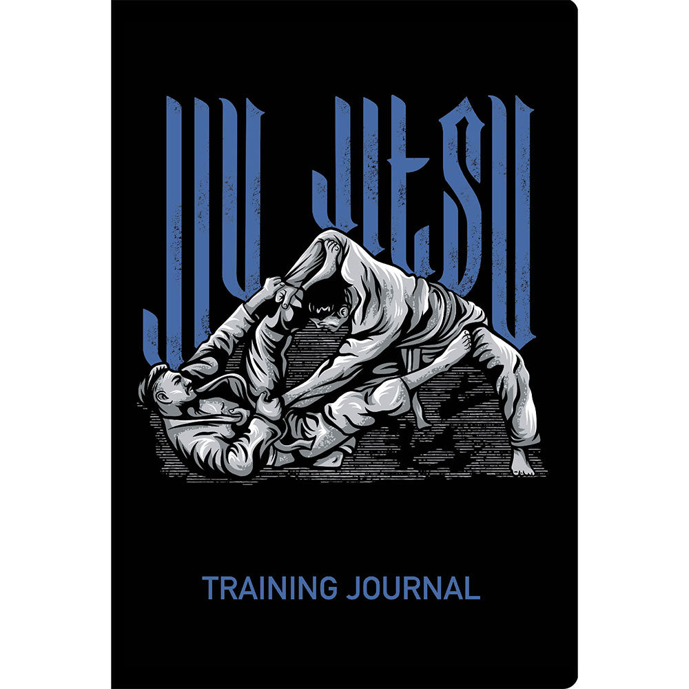 Jiu Jitsu Journal: Goals, Health &amp; Wellness, Blue
