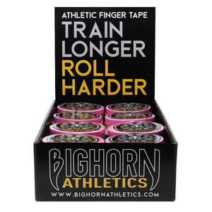 Bulk Competition Jiu-Jitsu Finger Tape - 16-Bundles, 0.3-Inch Width, Assorted Black/White/Pink/Nude