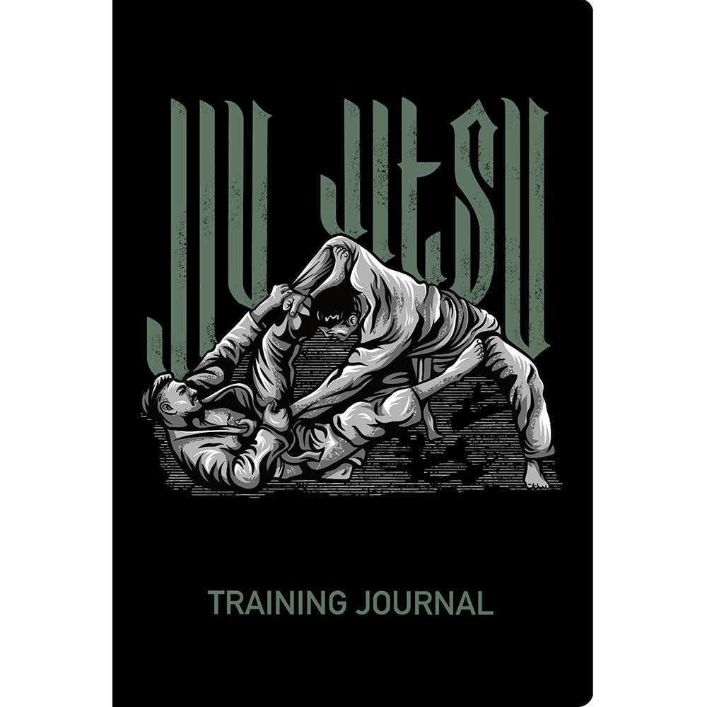 Jiu Jitsu Journal: Goals, Health &amp; Wellness, Military Green