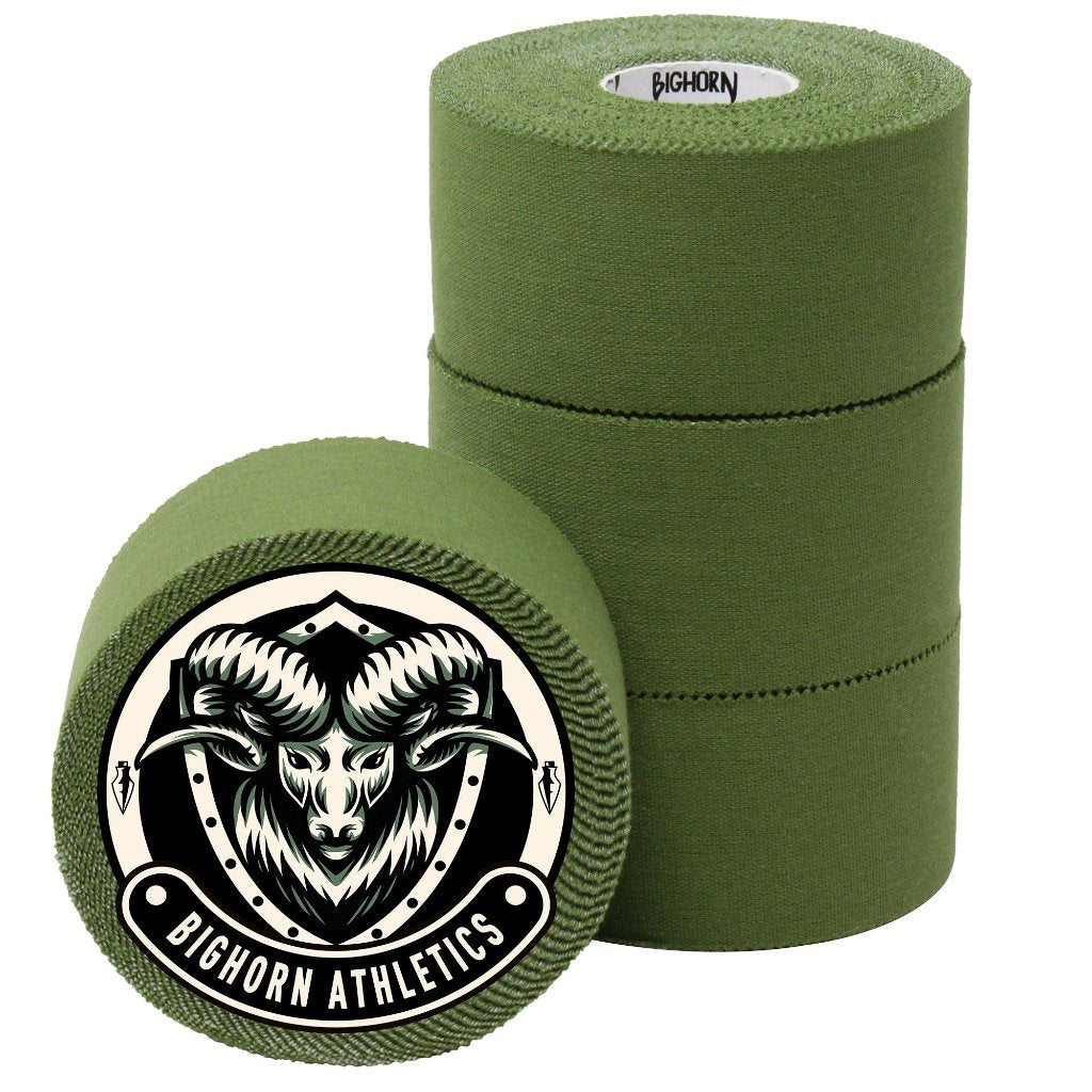 EZ-Tear Athletic Sports Tape, 1.5-Inch x 45-feet, 4-Rolls (Military Green)