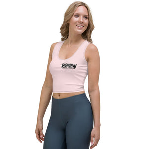 "Desert Tough Jiu Jitsu" Women's Crop Top (Pale Pink)