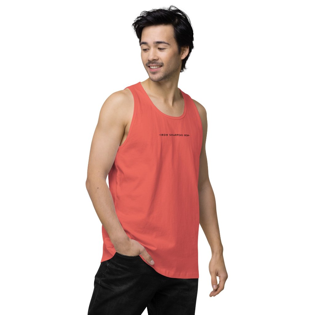 &quot;Iron Sharpens Iron&quot; Men’s Premium Tank