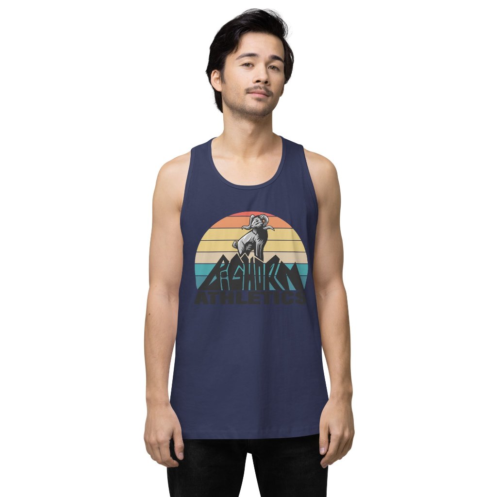 Men’s Bighorn Mountain Retro Premium Tank