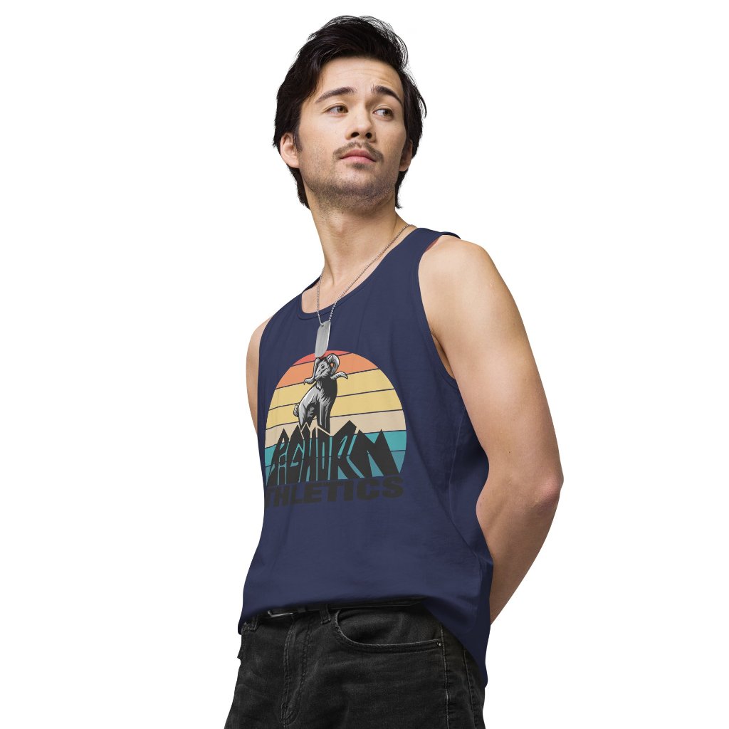 Men’s Bighorn Mountain Retro Premium Tank