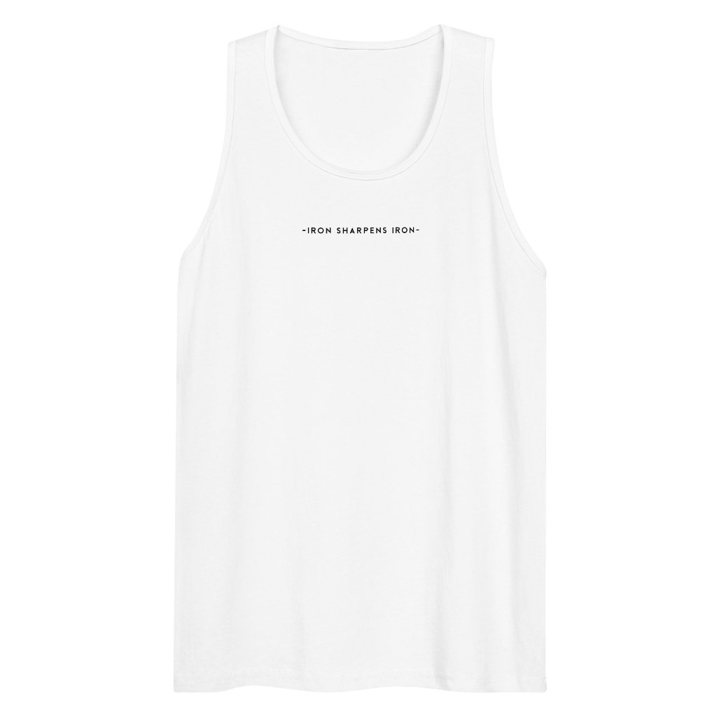 &quot;Iron Sharpens Iron&quot; Men’s Premium Tank