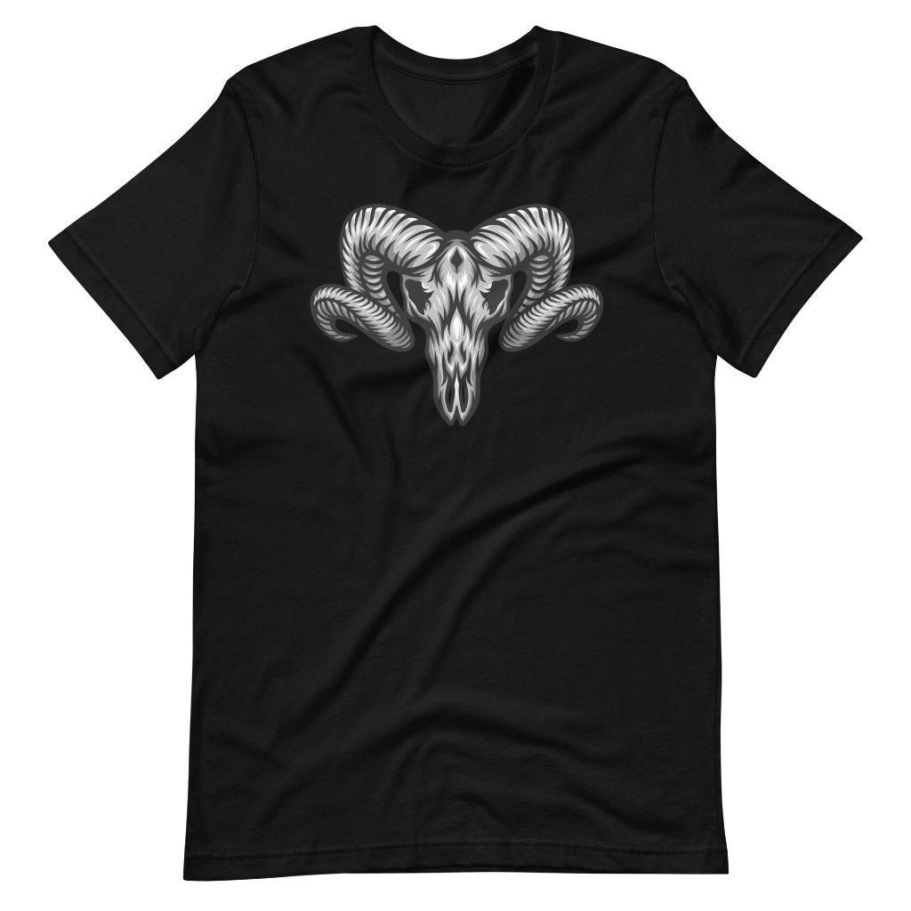Men&#39;s Bighorn Sheep Skull, Pre-shrunk T-Shirt