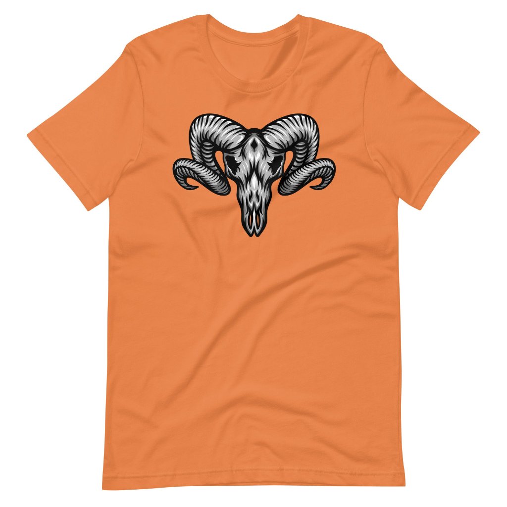 Men&#39;s Bighorn Sheep Skull, Pre-shrunk T-Shirt