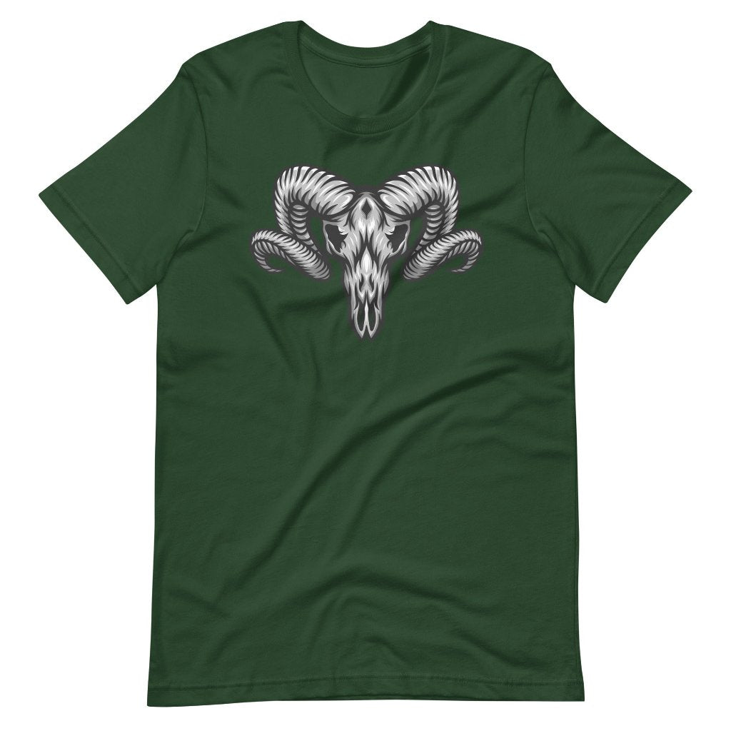 Men&#39;s Bighorn Sheep Skull, Pre-shrunk T-Shirt