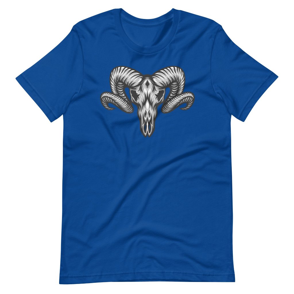 Men&#39;s Bighorn Sheep Skull, Pre-shrunk T-Shirt