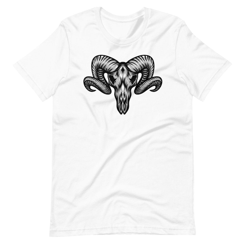 Men&#39;s Bighorn Sheep Skull, Pre-shrunk T-Shirt